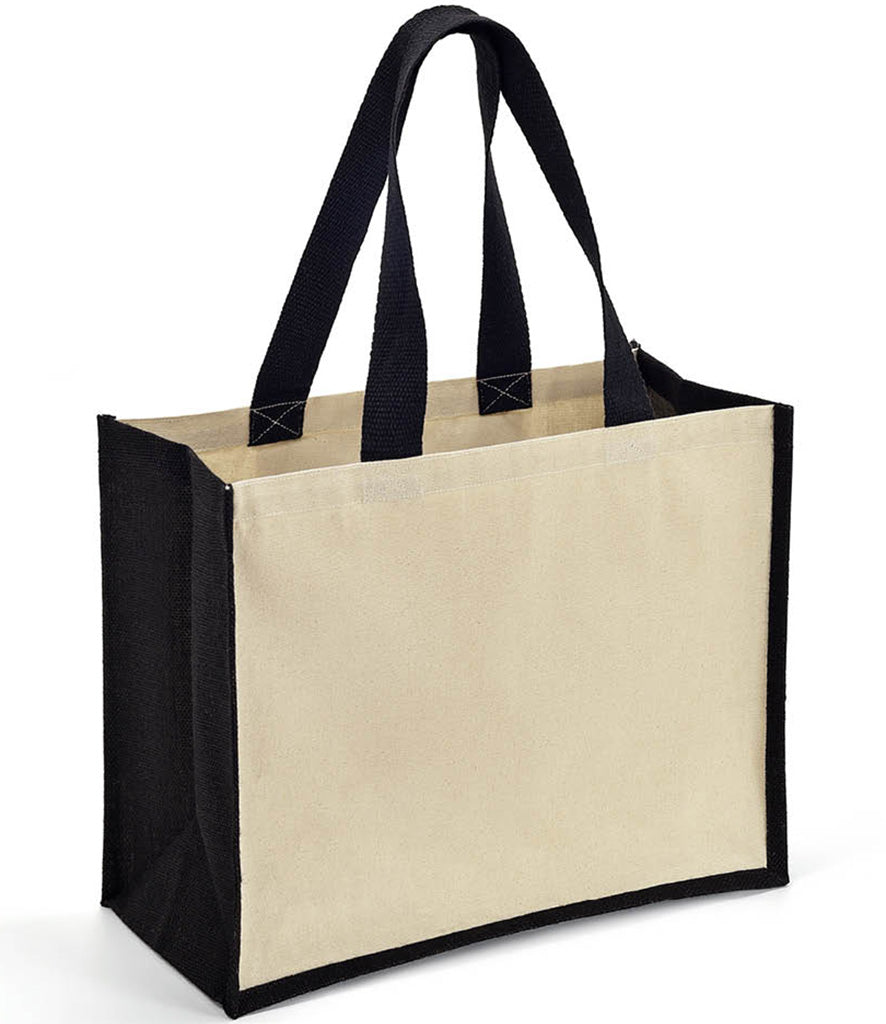 Brand Lab Jute and Canvas Shopper - BR101