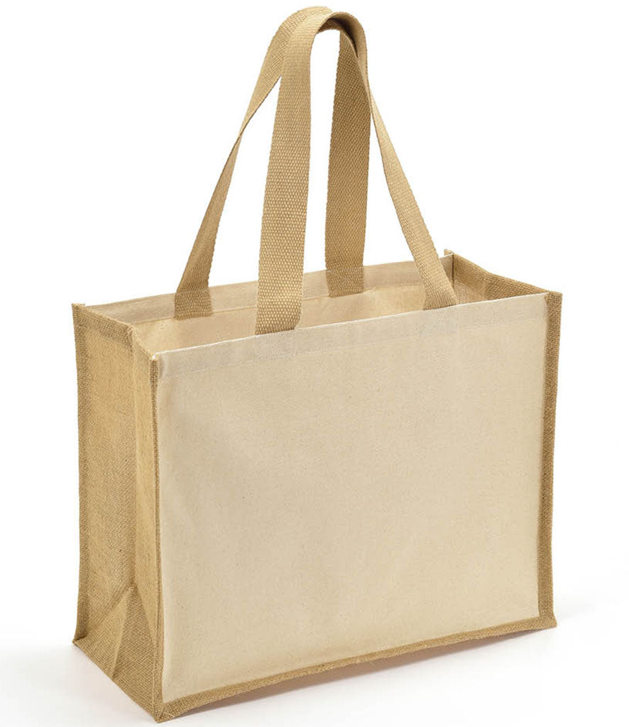 Brand Lab Jute and Canvas Shopper - BR101