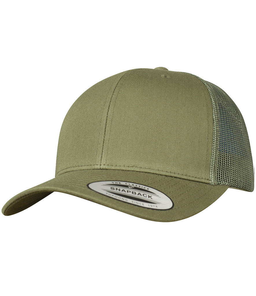 Flexfit Retro Coloured Front Trucker Cap - F6606