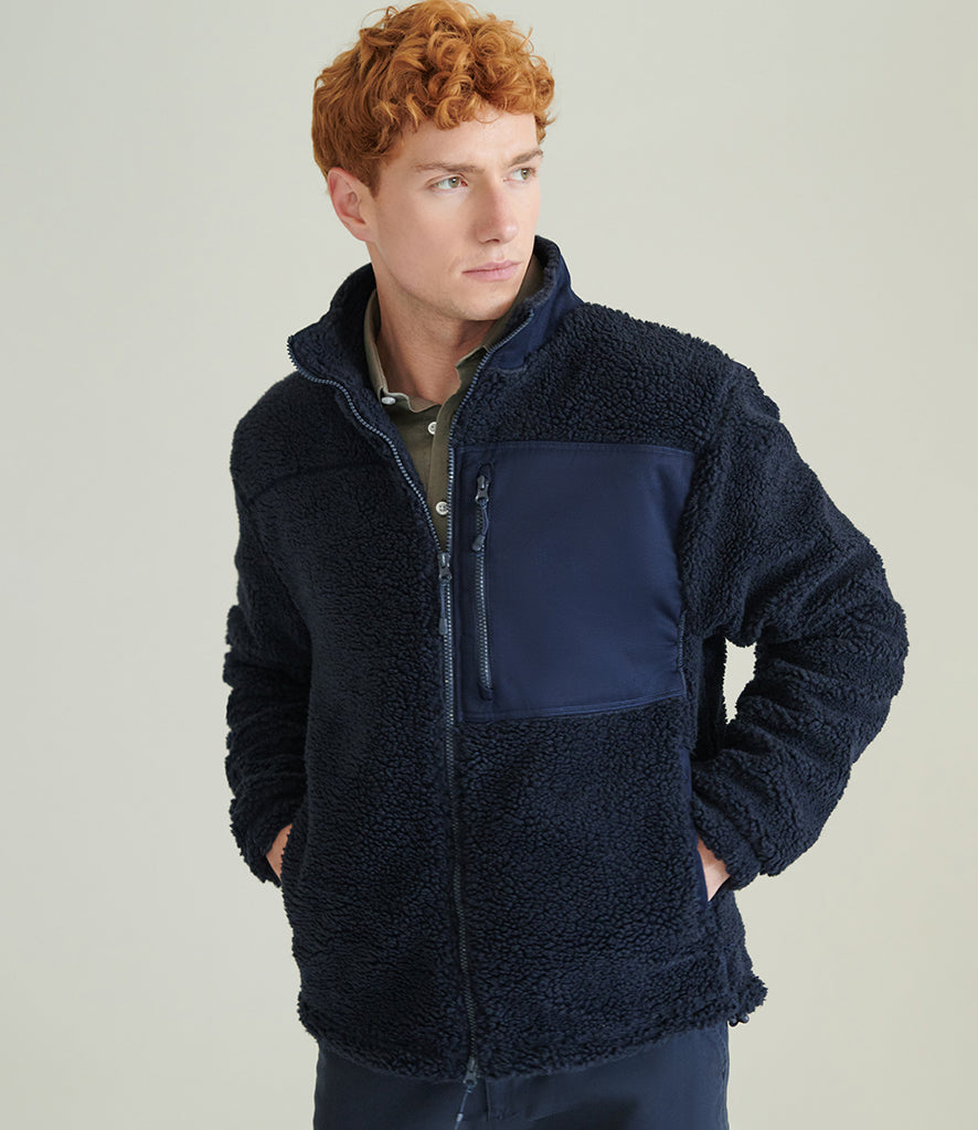 Front Row Recycled Sherpa Fleece Jacket