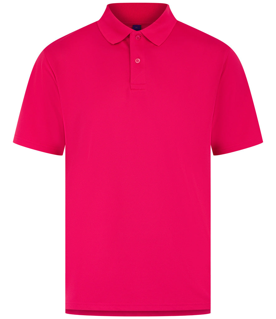 Henbury Coolplus® Wicking Piqué Polo Shirt (Sizes XL - 5XL)
