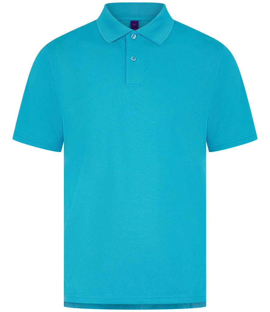 Henbury Coolplus® Wicking Piqué Polo Shirt (Sizes XL - 5XL)