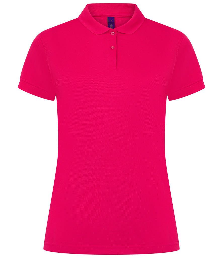Henbury Ladies Coolplus® Wicking Piqué Polo Shirt (Sizes XS - Large)