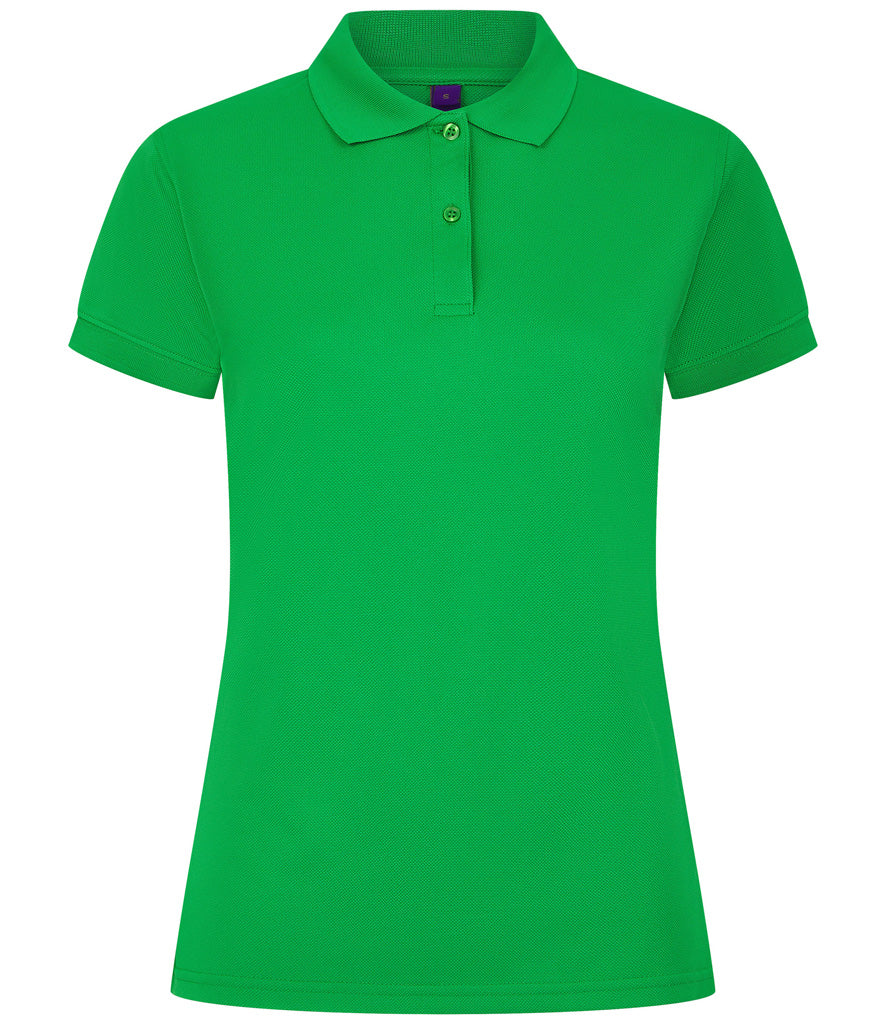 Henbury Ladies Coolplus® Wicking Piqué Polo Shirt (Sizes XS - Large)