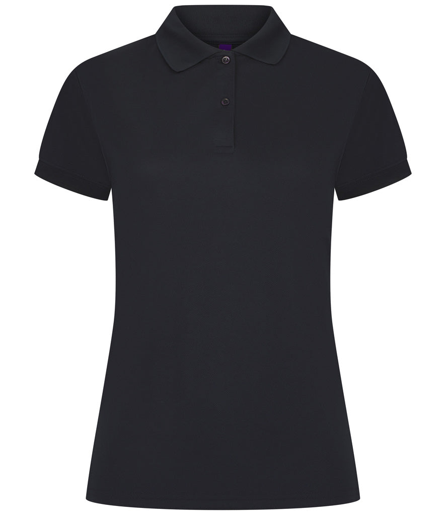 Henbury Ladies Coolplus® Wicking Piqué Polo Shirt (Sizes XS - Large)