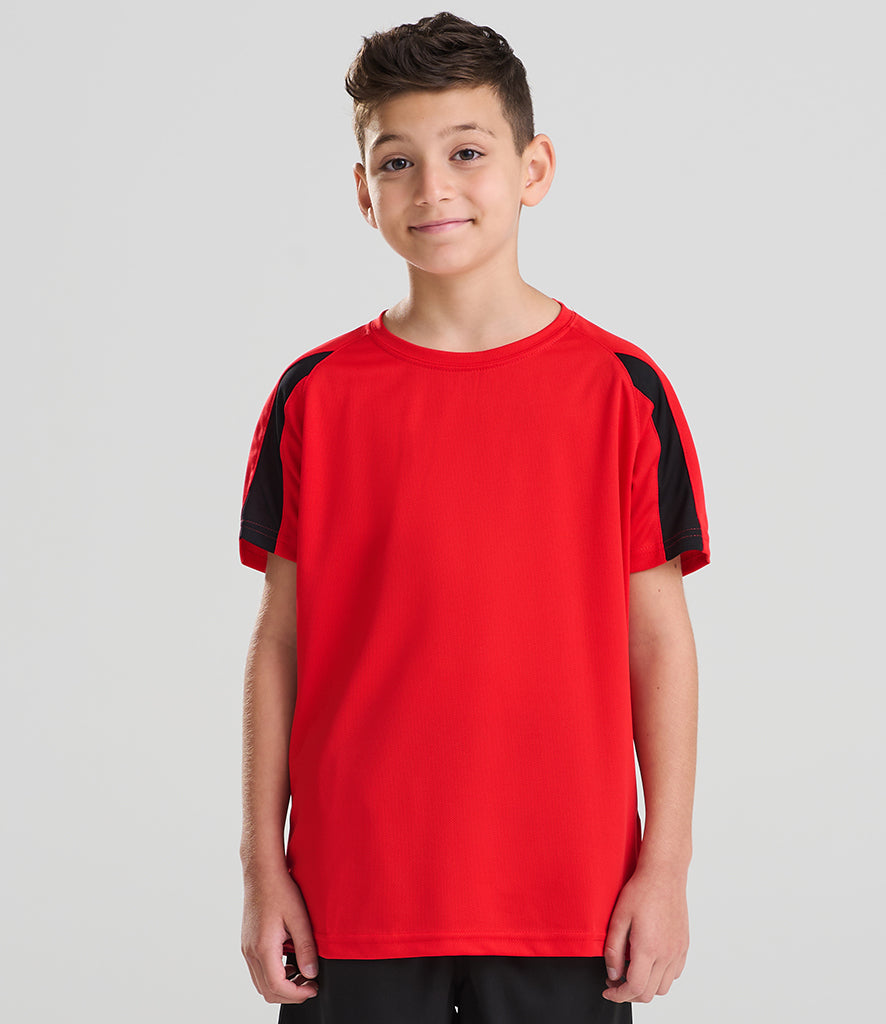 AWDis Just Cool Kid's Contrast Wicking T-Shirt