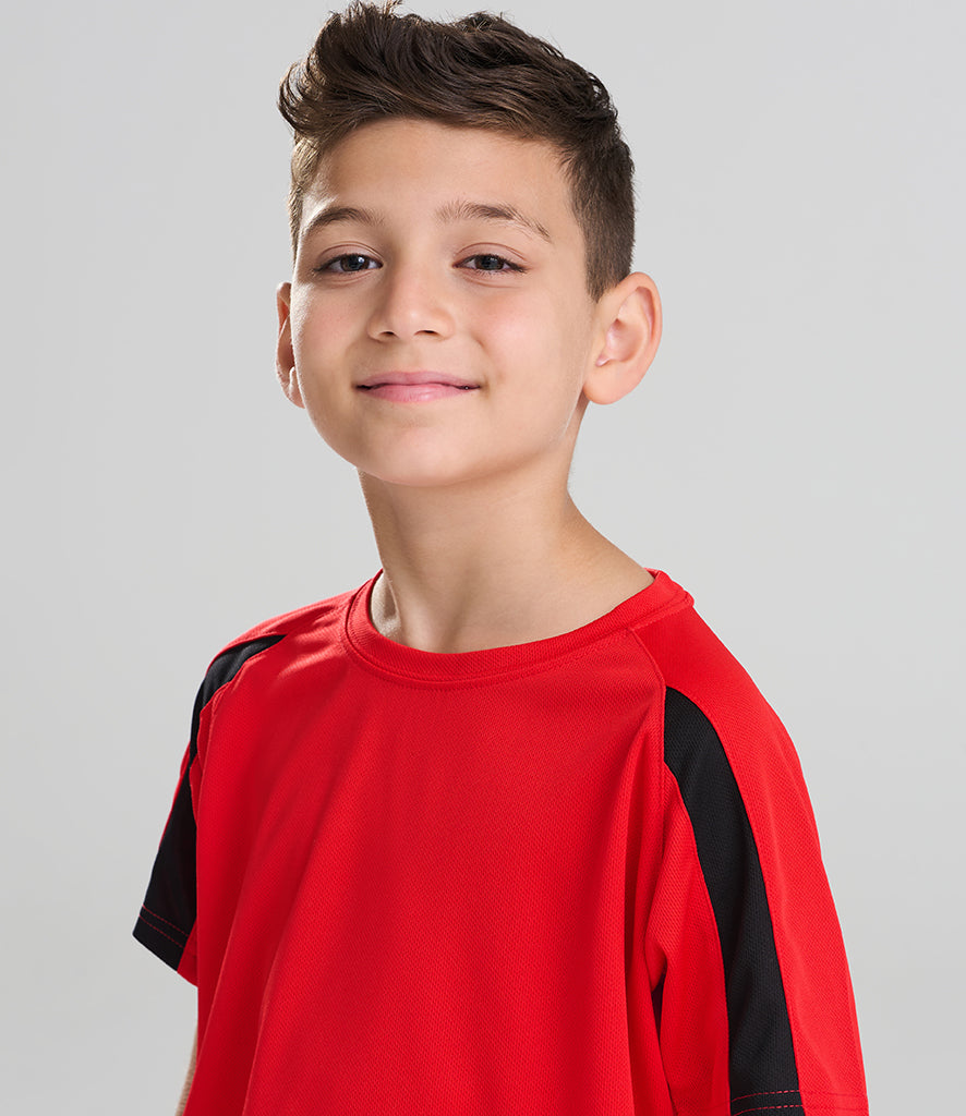 AWDis Just Cool Kid's Contrast Wicking T-Shirt