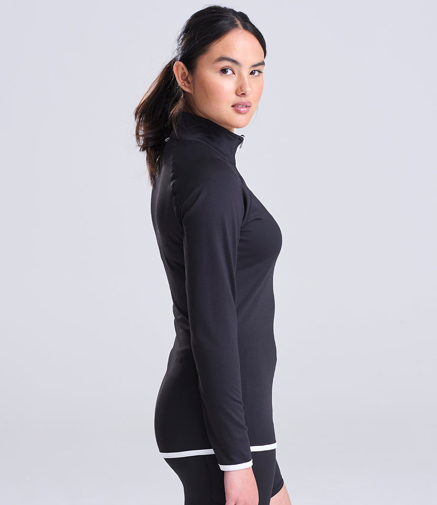 AWDis Ladies Cool Half Zip Sweat Top