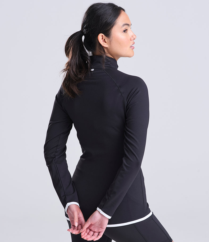 AWDis Ladies Cool Half Zip Sweat Top