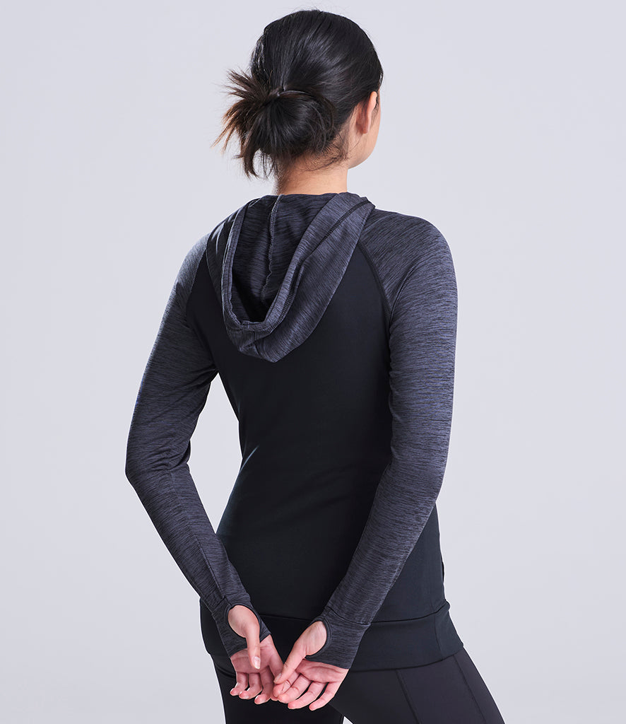 AWDis Ladies Cool Contrast Zoodie (zipped hoodie)