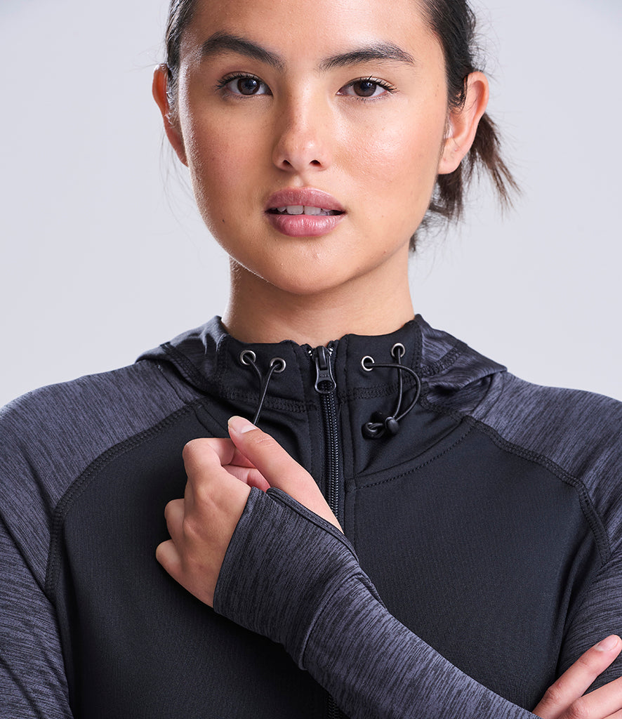 AWDis Ladies Cool Contrast Zoodie (zipped hoodie)