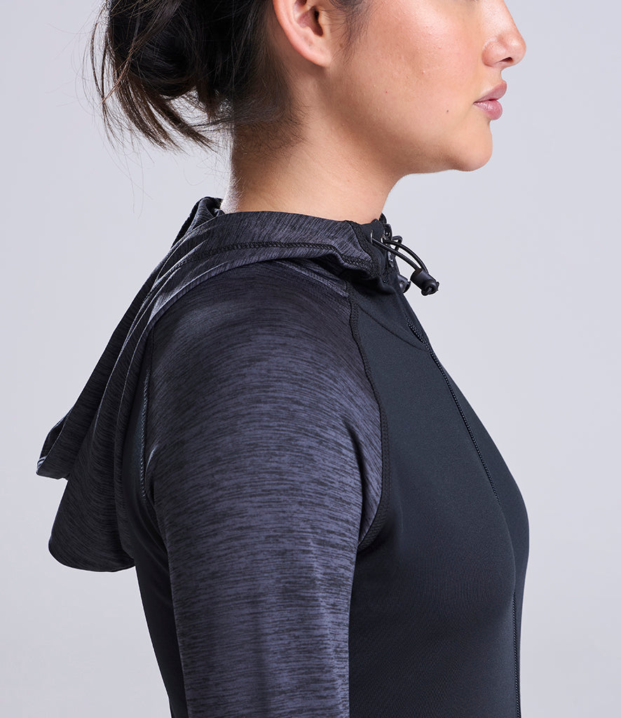 AWDis Ladies Cool Contrast Zoodie (zipped hoodie)