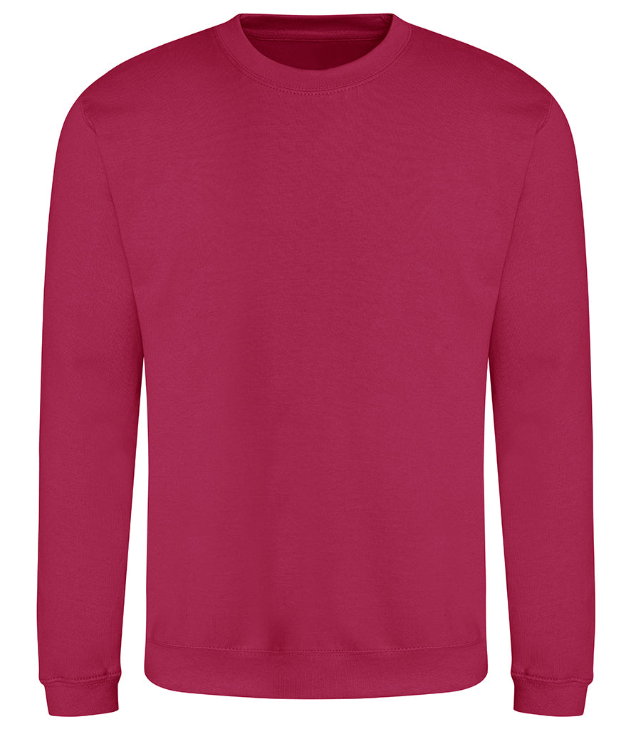 AWDis Just Hoods Unisex Sweatshirts  Shades of Pinks & Reds