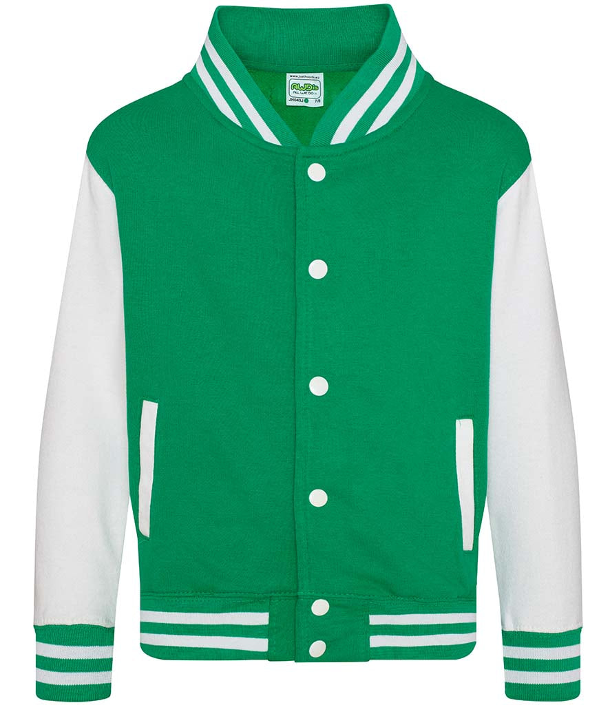 AWDis Just Hoods Child's Varsity Jacket