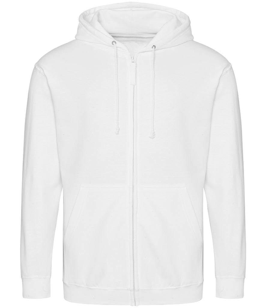 AWDis Just Hoods Unisex Zoodie (zipped hoodie) Sizes S - XL