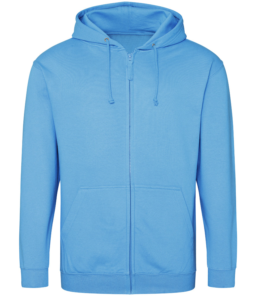 AWDis Just Hoods Unisex Zoodie (zipped hoodie) Sizes S - XL