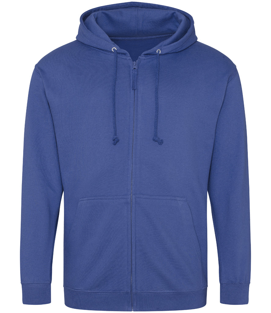 AWDis Just Hoods Unisex Zoodie (zipped hoodie) Sizes S - XL