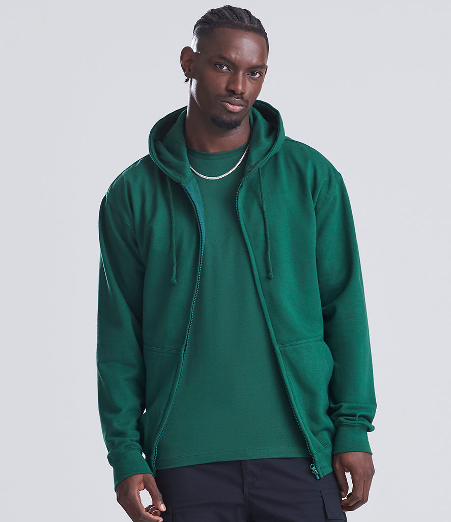 AWDis Just Hoods Unisex Zoodie (zipped hoodie)