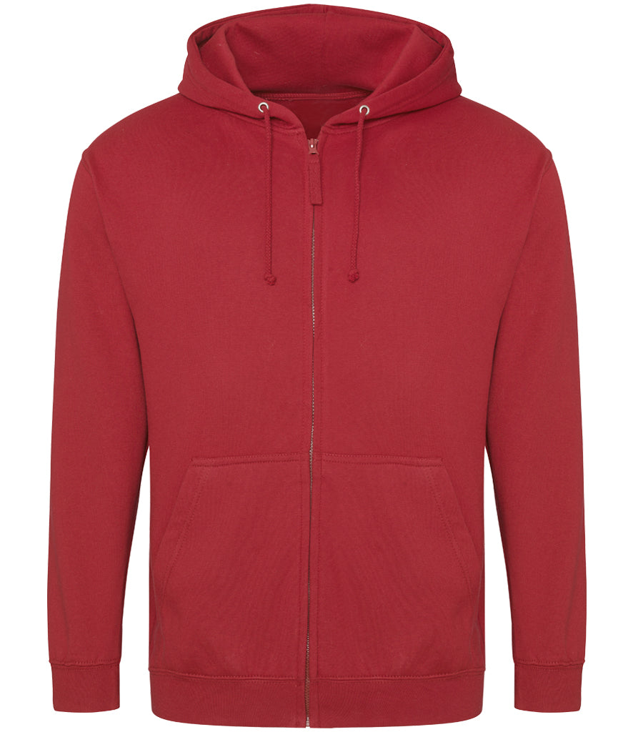 AWDis Just Hoods Unisex Zoodie (zipped hoodie)