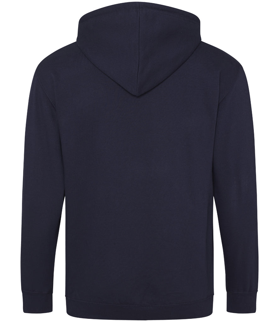 AWDis Just Hoods Unisex Zoodie (zipped hoodie)