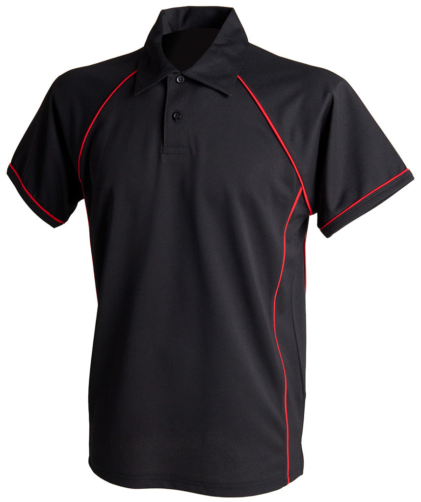 Finden + Hales Performance Piped Polo Shirt