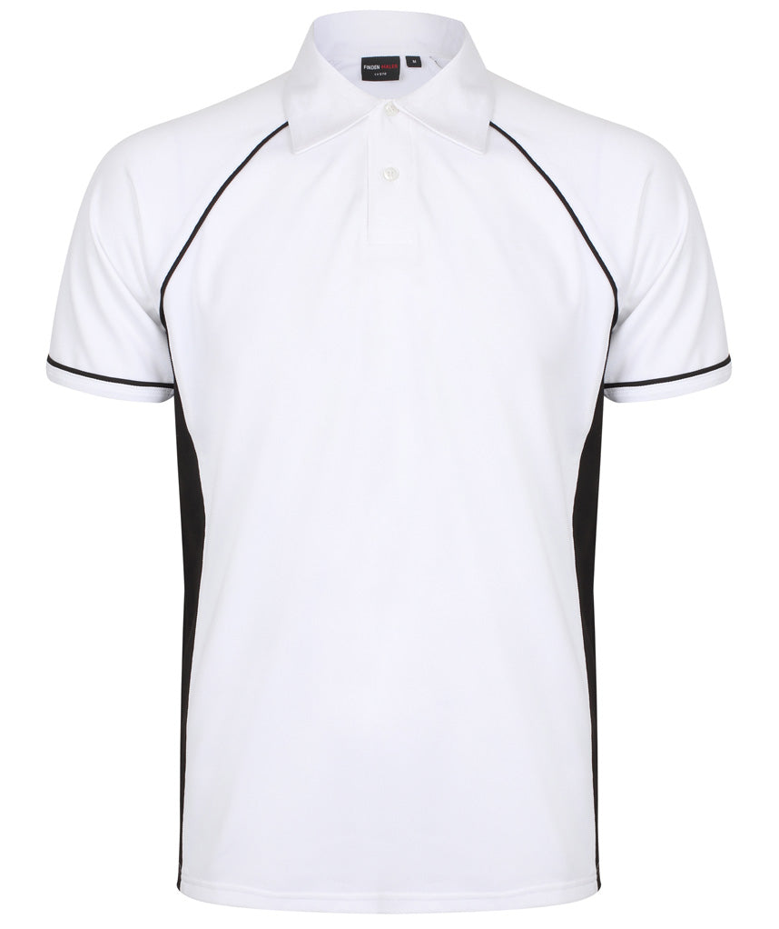 Finden + Hales Performance Piped Polo Shirt