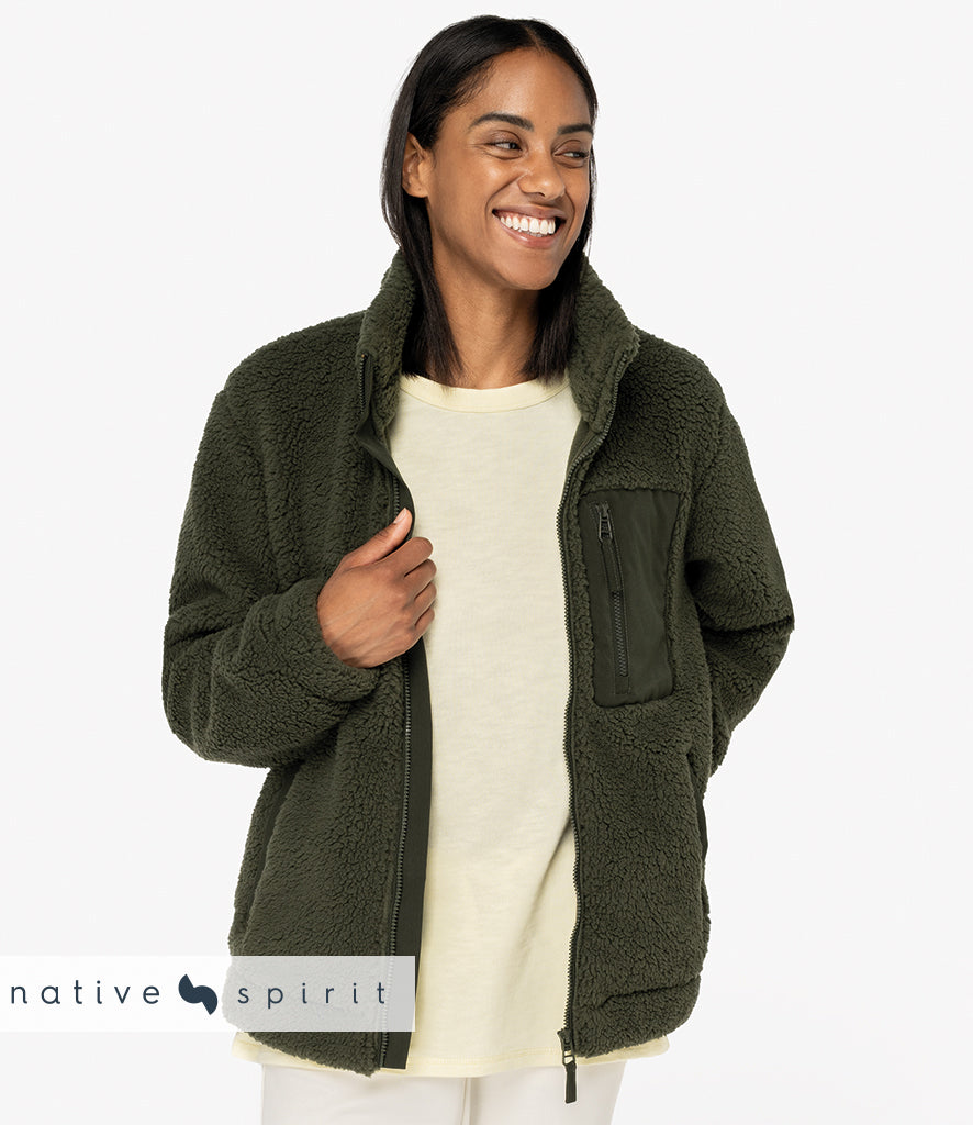 Native Spirit Unisex Sherpa Jacket