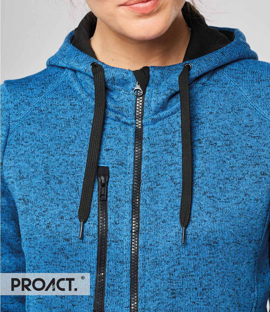 Proact Ladies Heather Hooded Jacket