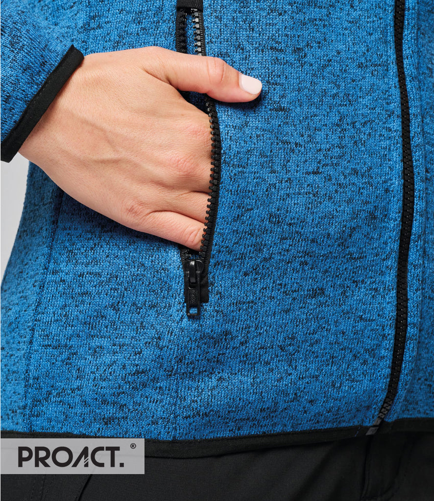 Proact Ladies Heather Hooded Jacket