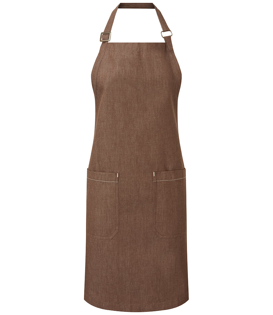 Premier Fairtrade Organic Cotton Denim Bib Apron