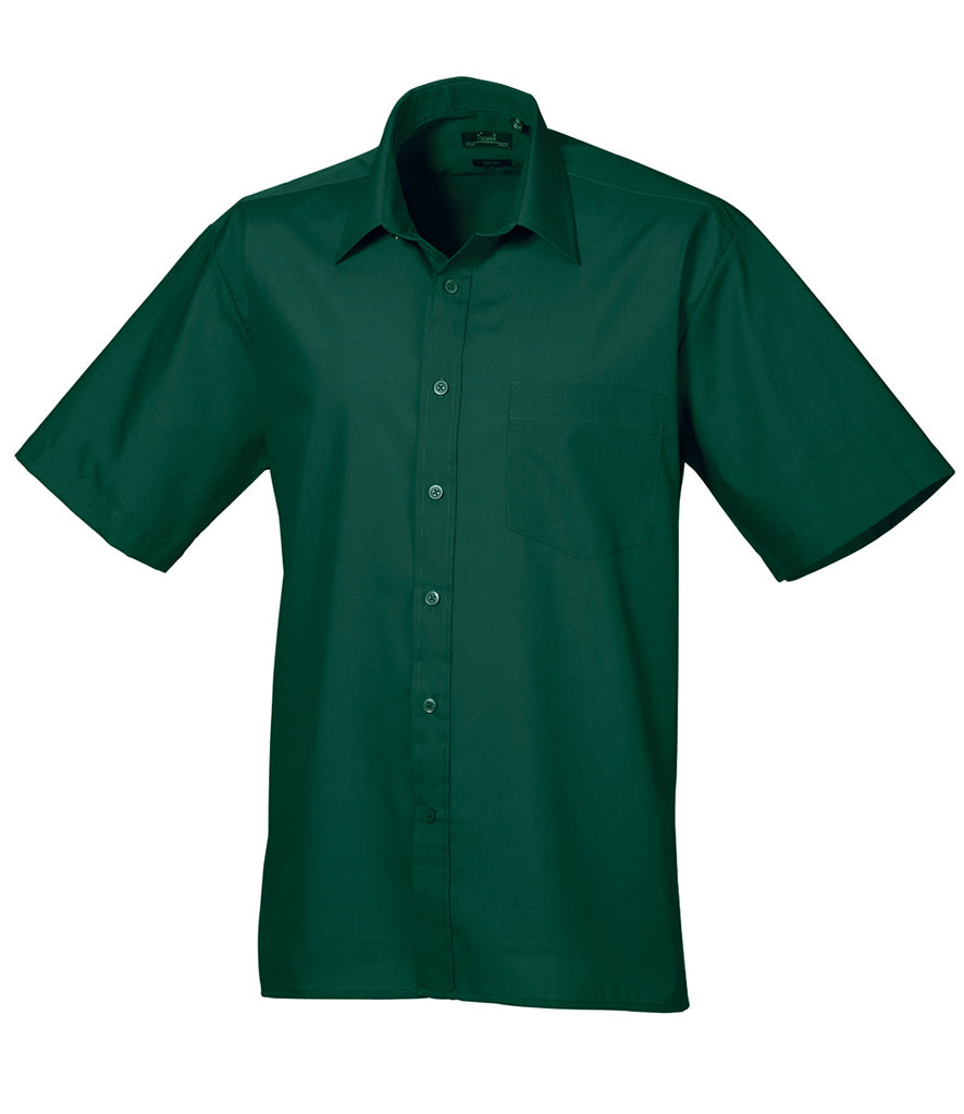 Premier Short Sleeve Poplin Shirt (20" - 23" neck) - PR202