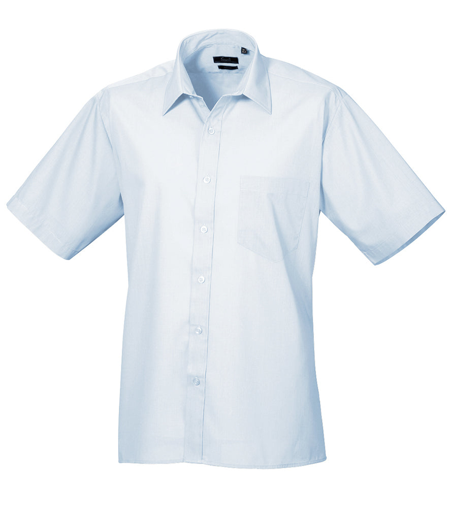 Premier Short Sleeve Poplin Shirt (20" - 23" neck) - PR202