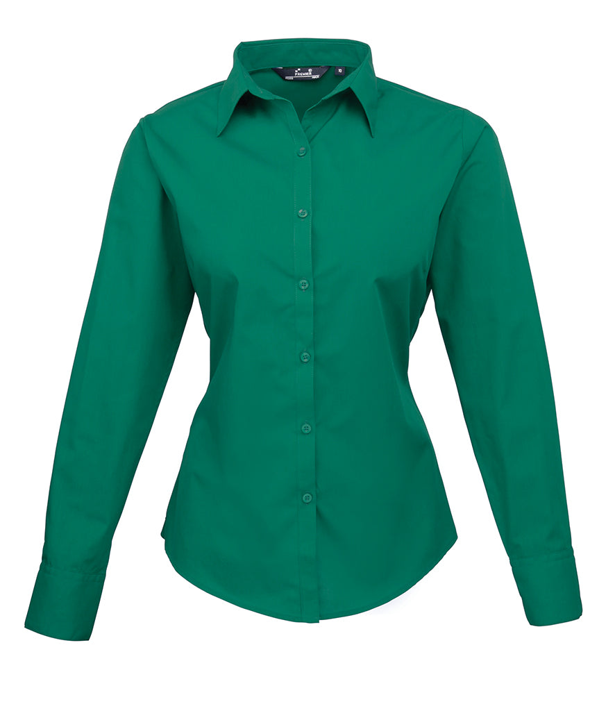 Premier Ladies Long Sleeve Blouse (sizes 16 to 24) - PR300