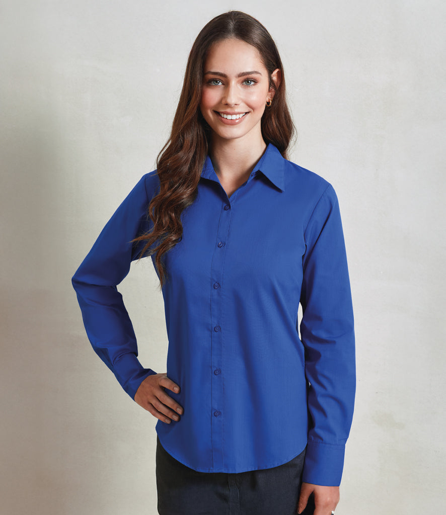 Premier Ladies Long Sleeve Blouse