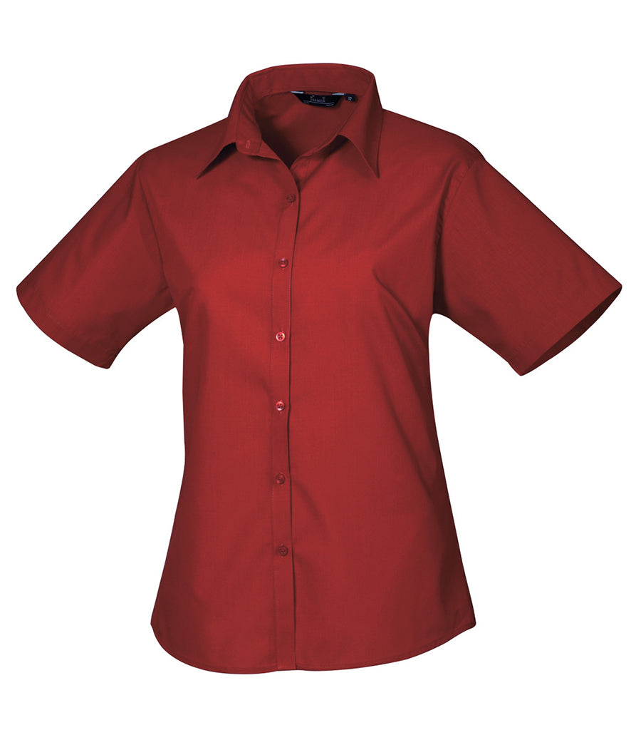 Premier Ladies Short Sleeve Blouse (sizes 26 to 30) - PR302