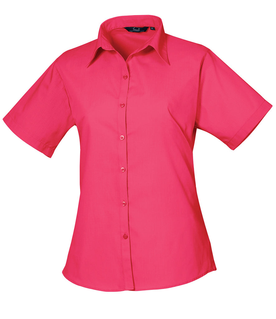 Premier Ladies Short Sleeve Blouse (sizes 26 to 30) - PR302