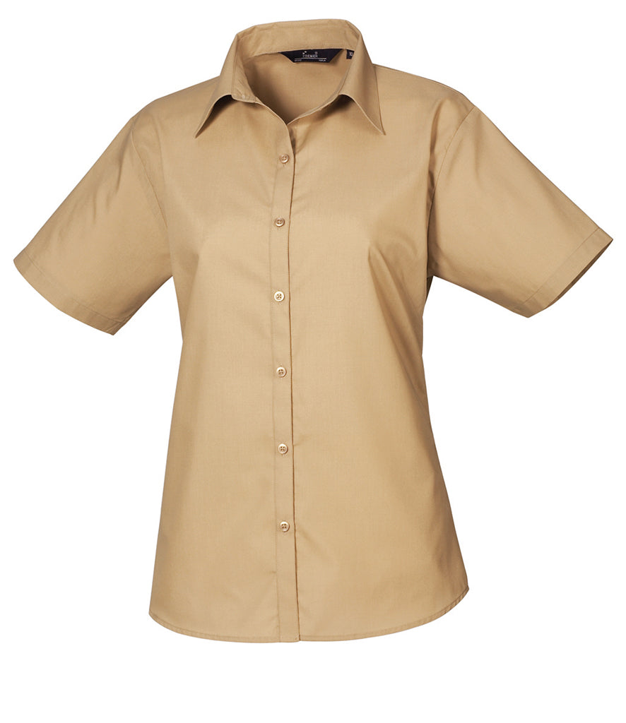 Premier Ladies Short Sleeve Blouse (sizes 26 to 30) - PR302