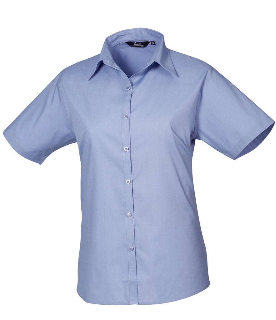 Premier Ladies Short Sleeve Blouse (sizes 26 to 30) - PR302
