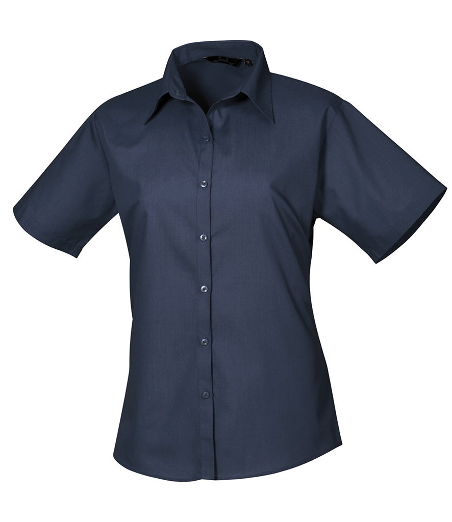 Premier Ladies Short Sleeve Blouse (sizes 26 to 30) - PR302