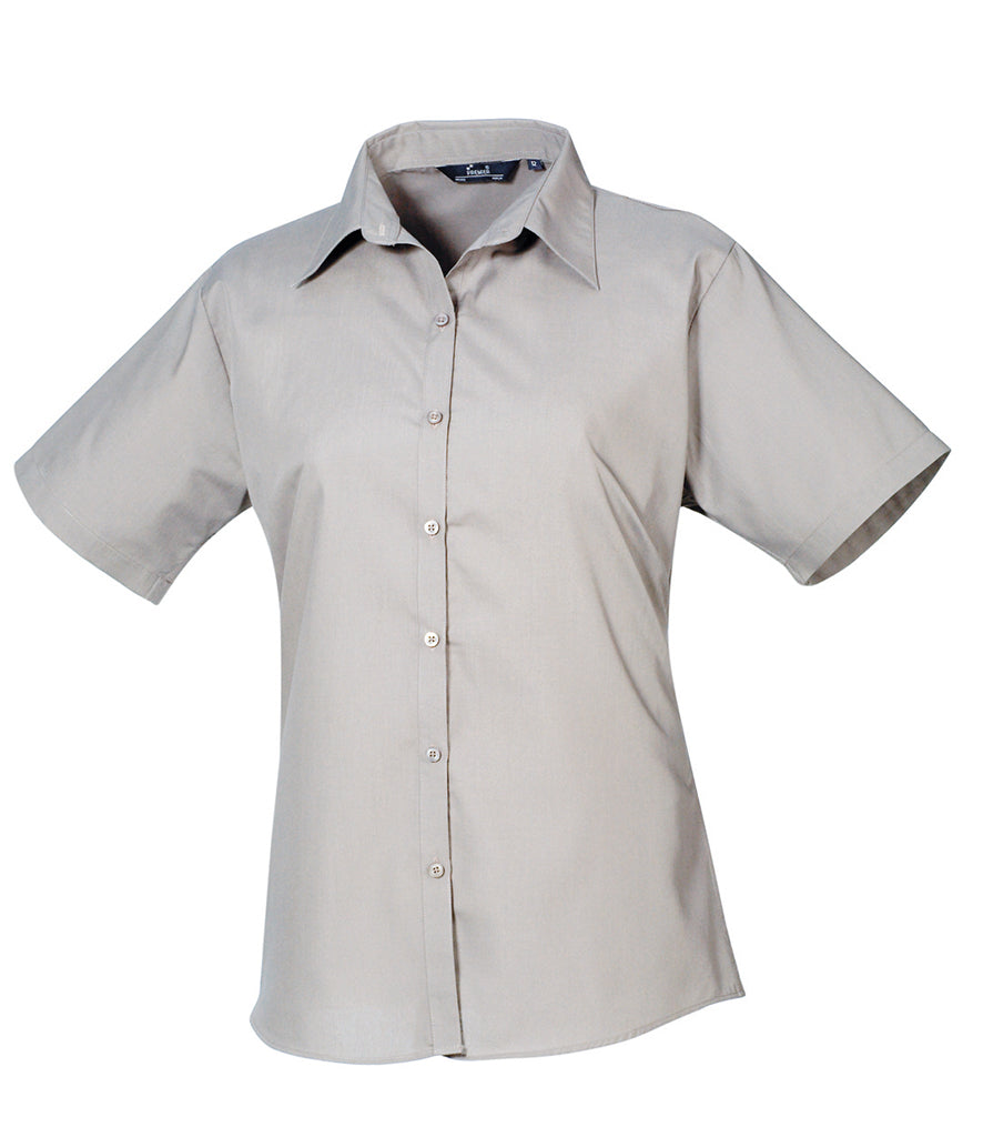 Premier Ladies Short Sleeve Blouse (sizes 26 to 30) - PR302