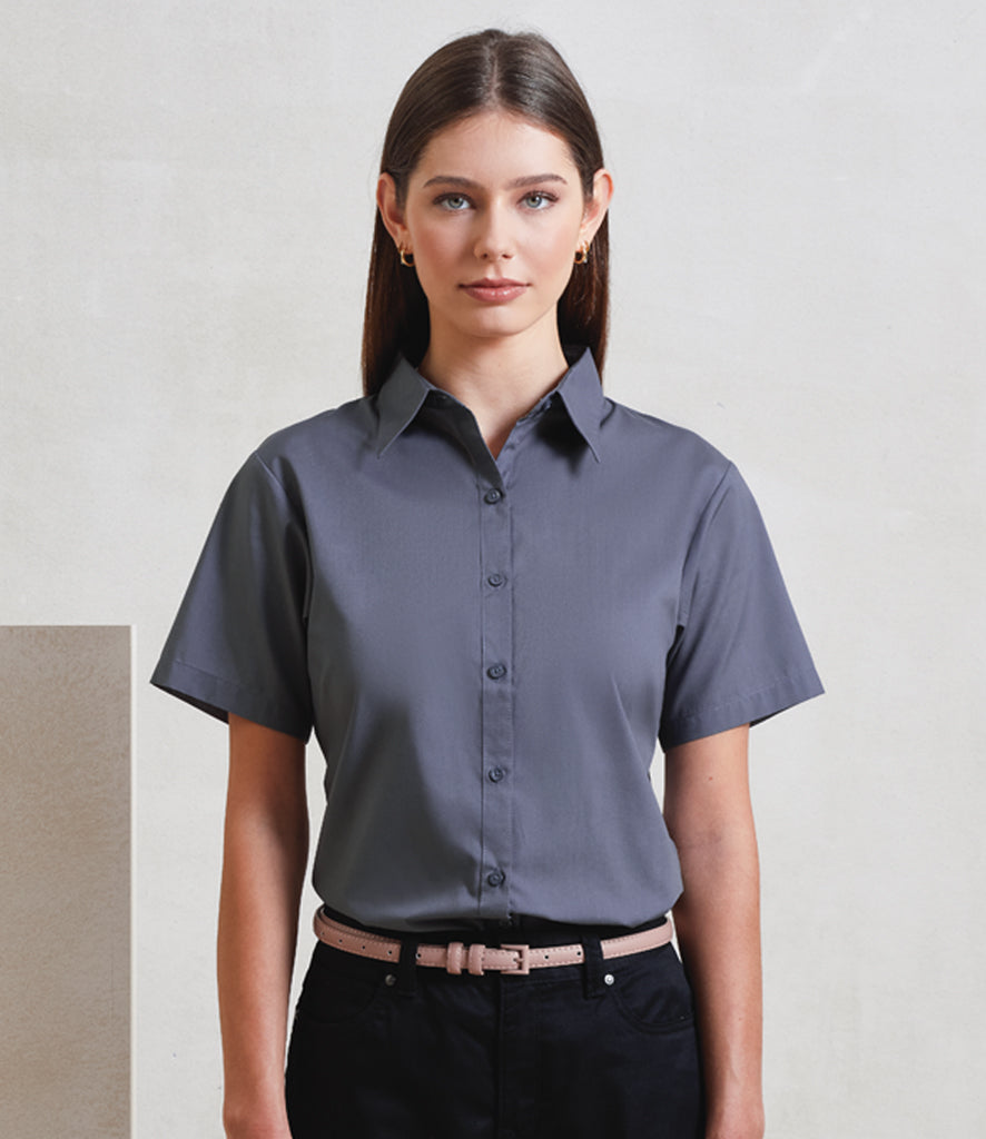 Premier Ladies Short Sleeve Blouse