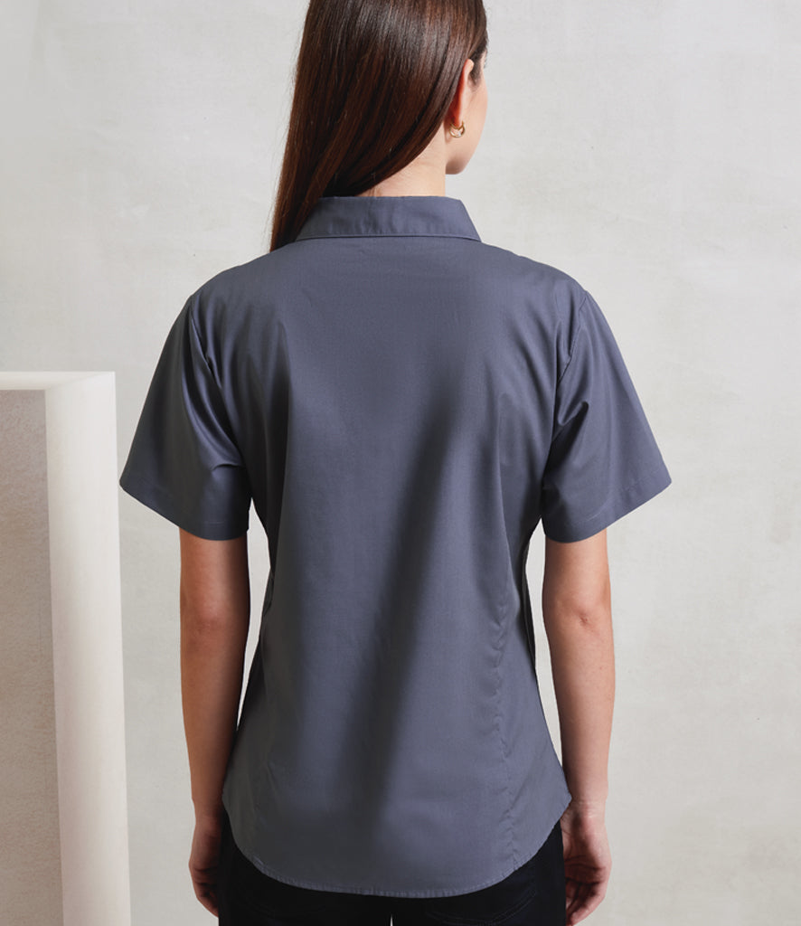 Premier Ladies Short Sleeve Blouse