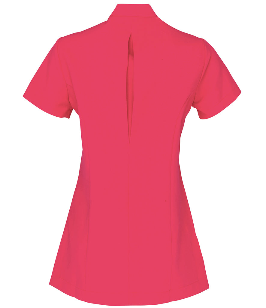 Premier Ladies Blossom Short Sleeve Tunic (Hot Pink)