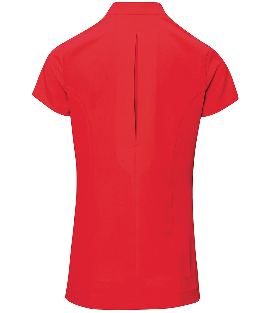 Premier Ladies Blossom Short Sleeve Tunic (Strawberry Red)