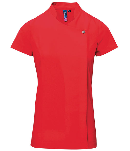 Premier Ladies Blossom Short Sleeve Tunic (Strawberry Red)
