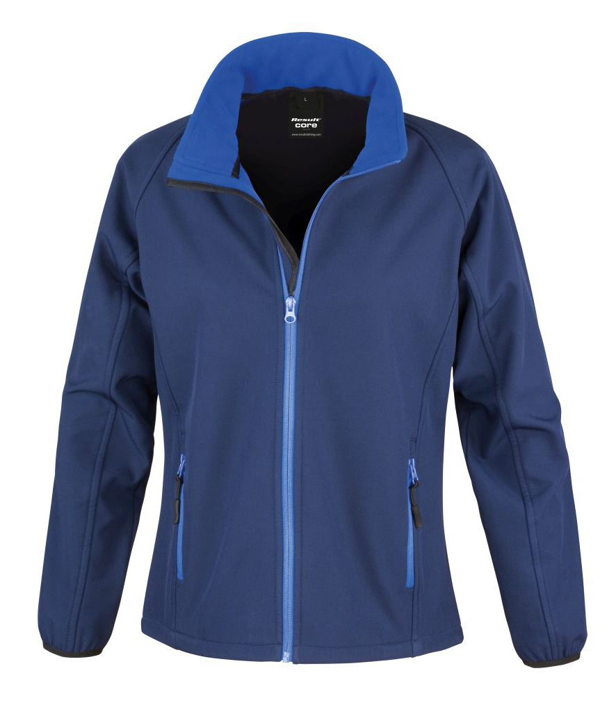 Result Core Female Printable Soft Shell Jacket