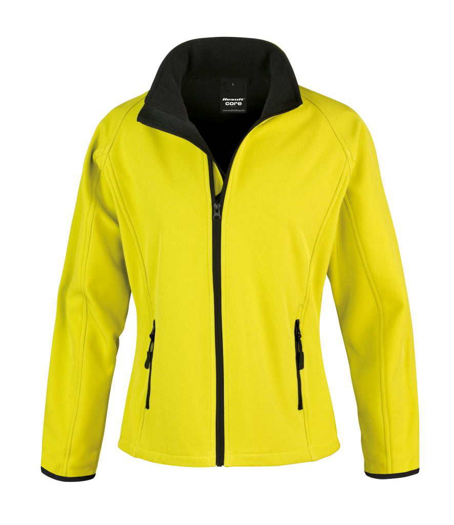 Result Core Female Printable Soft Shell Jacket