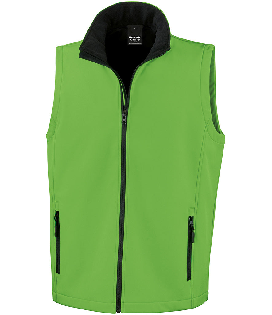 Result Core Printable Soft Shell Bodywarmer