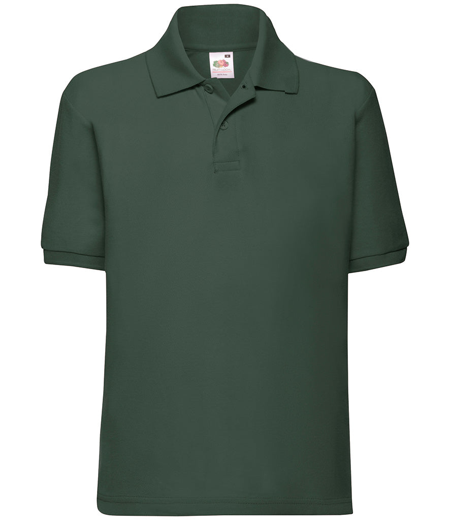 Fruit of the Loom Kids Poly/Cotton Pique Polo Shirt