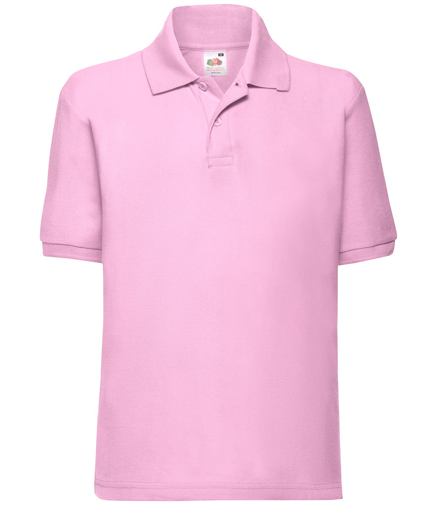 Fruit of the Loom Kids Poly/Cotton Pique Polo Shirt